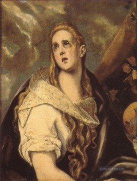 El Greco Werke - der büßende Magdalena Manierismus spanische Renaissance El Greco